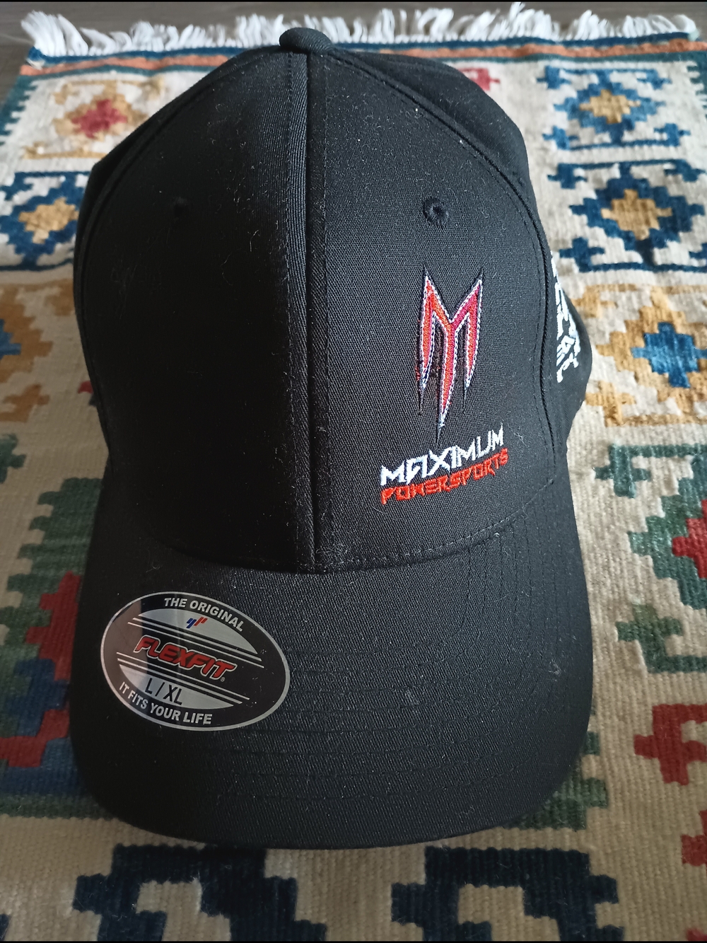 Maximum Powersports Black Flexfit Cap